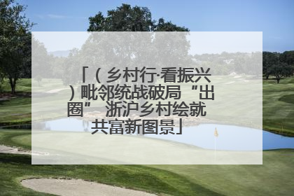 （乡村行·看振兴）毗邻统战破局“出圈” 浙沪乡村绘就共富新图景