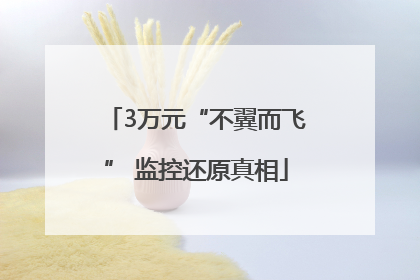 3万元“不翼而飞” 监控还原真相