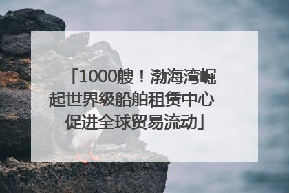 1000艘！渤海湾崛起世界级船舶租赁中心 促进全球贸易流动