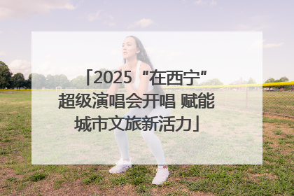 2025“在西宁”超级演唱会开唱 赋能城市文旅新活力