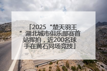 2025“楚天羽王”湖北城市俱乐部赛首站挥拍，近200名球手在黄石同场竞技