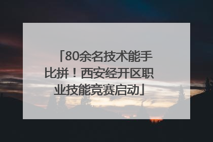 80余名技术能手比拼！西安经开区职业技能竞赛启动