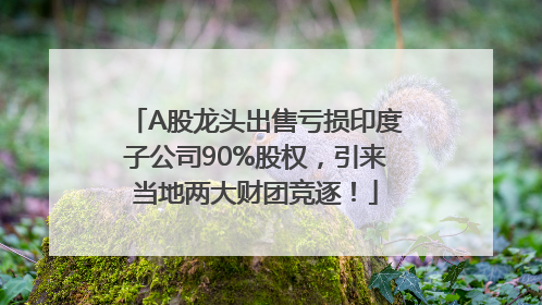 A股龙头出售亏损印度子公司90%股权，引来当地两大财团竞逐！